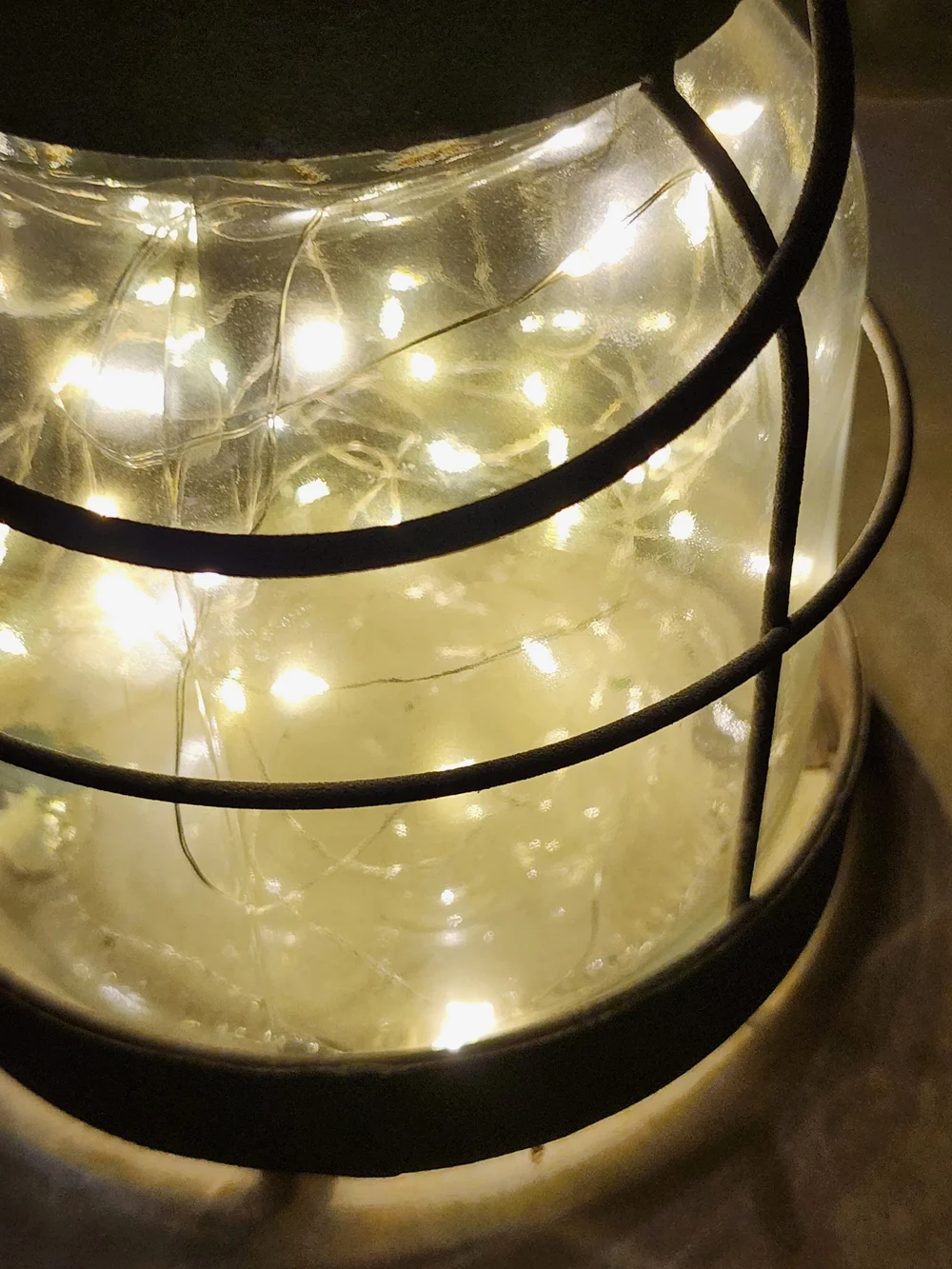 Fairy Lights Battery Operated. Faux Eucalyptus Included. Base 7x6 New In Box